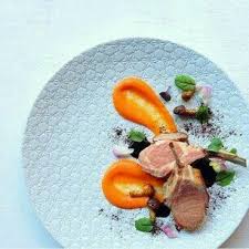 What do you need to know about plate presentation? Lamb Cutlets With Orange Pepper Coulis Food Art Food Plating Plate Presentation