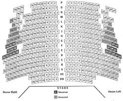 Olney Theatre Historic Stage Seating Chart Theatre In Dc