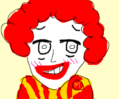 Anime style Ronald McDonald - Drawception