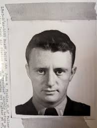 VINTAGE 1954 CA Lieutenant John Fielder VANISHED Banshee Jet Crash Press  photo