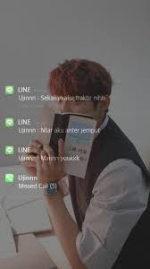 Park Woojin Fake Chat Lockscreen Teks Lucu Kosakata Pacar Pria