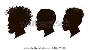 Men hairstyle silhouette vectors (4,699). Vector Images Illustrations And Cliparts Silhouettes Of African American Men Profile Silhouettes The Contour Of Hair Hqvectors Com