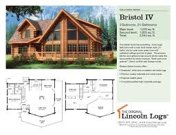 Log Home Floorplan Bristol Iv The Original Lincoln Logs Log Homes Floor Plans Huge Bedrooms