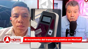 El incremento del transporte público en Mexicali