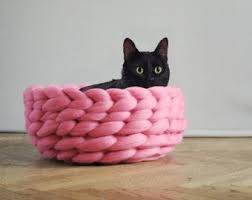 Cama Del Animal Domestico Acogedor Alfombra Para Perro O Por Ohhio Knitted Cat Wool Cat Chunky Blanket