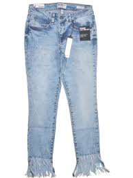 details about william rast 0570 size 26 womens new blue skinny leg jeans ripped ankle 99