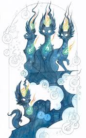 I Have No Idea Seriously Someone Mentioned I Could Draw Void Walkers So That S The First Thing That C Creature Drawings Creature Art Mythical Creatures Art