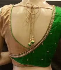 Black And Gold Combination Blouse Designs Intrigue Green Rawsilk Handwork Blouse Trendy Blouse Designs Fashion Blouse Design Fancy Blouse Designs