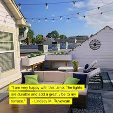 This is string lights by brightech by brian gregoire on vimeo, the home for high quality videos and the people who love them. Brightech Ambience Pro Waterproof Led Outdoor Solar String Lights 1w Vintage Edison Bulbs 27 Ft Heavy Duty Patio Solar Power Shop