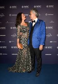 The 20 biggest celebrity weddings of the decade. Andrea Bocelli S Glam Wife Steals The Show In Semi Sheer Lace Dress On Red Carpet Starts At 60