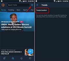 The option is gone on the website and on my android phone app. How To Change Trend Location In Twitter App