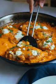 Keto recipe with boneless skinless chicken thighs. Keto Chicken Thighs Roasted Red Pepper Sauce Ketoconnect