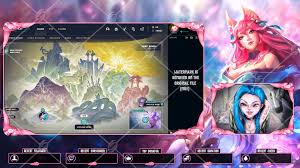 Spirit Blossom Ahri Animated Lobby Overlay