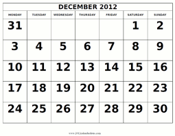 Free Printable Calendar December 2012 December 2012 Calendar Free Printable Calendar Printable Calendar
