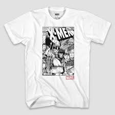 White shirts are the most versatile, though black shirts usually have permanent places in the closet. Men S Marvel X Men Short Sleeve Graphic Crewneck T Shirt White Target