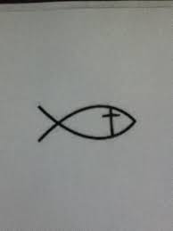 Jesus Fish Tattoo Neck Tattoo Tattoos Back Tattoo