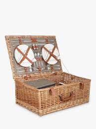 It's super helpful if you choose a set that includes flatware, cutlery and accessories (blankets, thermoses, storage containers). Picnic Baskets Picnic Hampers John Lewis Partners