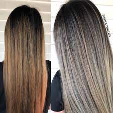 Platinum Babylight Balayage On Asian Hair Grey Hair Transformation Balayage Asian Hair Black Hair Balayage