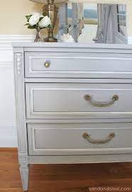 Chalk Paint Dresser Makeover Part 2 Using Wax Sand And Sisal Chalk Paint Dresser Refinishing Furniture Chalk Paint Furniture