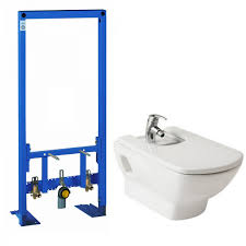 Châssis en acier finition époxy. Pack Bidet Suspendu Autoportant Grohe Rapid Sl Smart