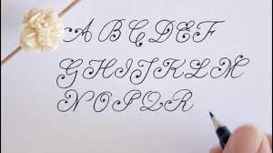 Their pens darted more quickly than my writing in cursive in my journal is different than printing letters. How To Write In Calligraphy Cursive Fancy Letters For Beginners Youtube