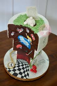 Upside Down Alice In Wonderland Cake Alice In Wonderland Cakes Tea Party Cake Alice In Wonderland Food