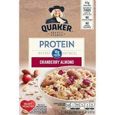 Start your morning with quaker protein oatmeal, which provides a good source of protein per serving through a combination of our nutritious oats, whey protein, and nuts. Quaker Oats Protein Proteinwalls