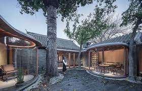 A courtyard or court is a circumscribed area, often surrounded by a building or complex, that is open to the sky. An Ancient Chinese Courtyard House Has Its Renaissance Habitus Living