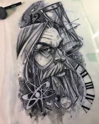 Father of time by travis greenough is very symbolic. Father Time Cosmos Tattoo On Kris Chisholm Kustom Art Facebook