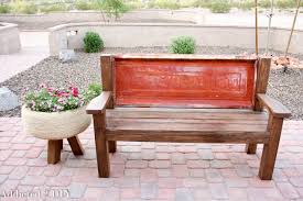 How to build a storage bench How To Build A Bench From An Old Tailgate Addicted 2 Diy