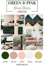 Green And Pink Home Decor Inspiration And Home Decor Color Palette Decor Color Palette Pink Home Decor Home Decor Color