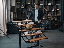 Maybe you would like to learn more about one of these? This Dining Table Can Transform Into Shelves In Seconds