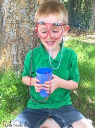 Be like eze, be #plasticfree. Homemade Straw Glasses Teach Beside Me
