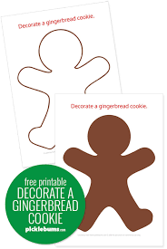 This gingerbread man (or woman, boy or girl) is ready to serve as a blank page for your creativity, or use this you can't catch me — i'm the gingerbread man! Decorate A Gingerbread Man Craft Free Printable Picklebums