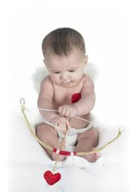 The Real Cupid Happy Valentine S Day Baby Cupid Baby Bow And Arrow Valentines Baby Photos Holiday Baby Pictures Valentines Day Baby
