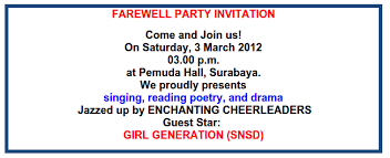 Check spelling or type a new query. Contoh Invitation Farewell Party Brainly Co Id