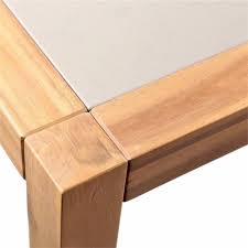 It is that when you receive your friends at home, or when you're with your family. Sienna Outdoor Patio Dining Table In Teak Eucalyptus Wood And Gray Center Stone 1 Fry S Food Stores