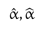 Putting The Symbol Hat Over Greek Letter In Text Mode Tex Latex Stack Exchange
