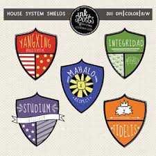 House System Shield Clipart Package House System Clip Art System
