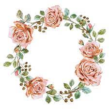 The Motivational Project Flower Frame Flower Border Wreath Drawing