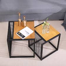 Maybe you would like to learn more about one of these? Creative Iron Solid Wood Small Square Table Combination Coffee Table Side Corner Table Simple Small Fashion Table 2 Table Set Coffee Tables Aliexpress