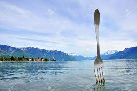 And for your gourmet breaks, book your table some of the best restaurants vevey and scoot contemplate the range of lake geneva. Vevey Fork Sculpture Switzerland Stock Photo Picture And Royalty Free Image Image 20626457