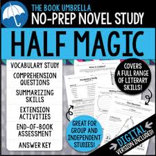 This is the first book he wrote, i believe. Half Magic Worksheets Teaching Resources Teachers Pay Teachers