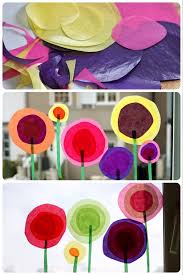Tutorial Fensterbild Blumen Im Sommer Selber Basteln Basteln Mit Transparentpapier Basteln Fruhling Kinder Basteln Fruhling