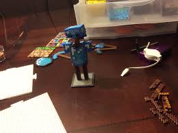 Just faster with more durability. And I Now Have A 3d Armor Stand For My Armor Minecraft Perler Beads Minecraft Perler Armor Stand