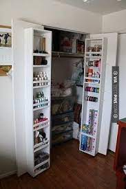 Check spelling or type a new query. Amazing Adding Closet Storage Remove Annoying Sliding Door Install Double Doors Bo Small Closet Door Ideas Bedroom Organization Closet Closet Bedroom