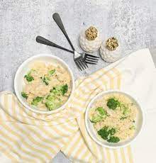 Give everything a nice stir, then add in the cream of mushroom soup, and rice. One Pan Cheesy Chicken Broccoli And Rice