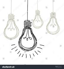 Black And White Light Bulb Border Vector Light Bulb Icons With Concept Of Idea Original Sign Of Co Creativity Doodle Hand Drawn Sign Bla Light Bulb Art Light Bulb Icon Light Bulb Art Drawing