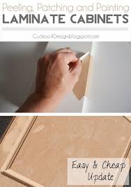 Cuckoo4design Painting Laminate Kitchen Cabinets Kitchen Cabinets Peeling Painting Laminate Cabinets