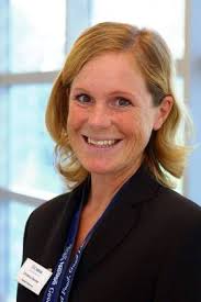 Christina Bender lächelnd während der Jobmesse Talents 2003 im Münchener